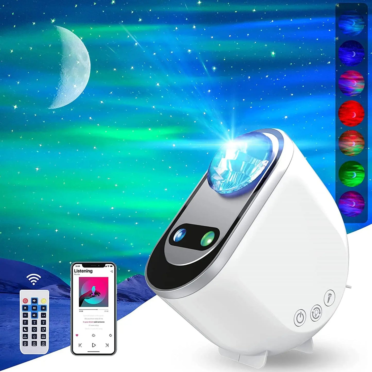 Aurora Borealis Starlight Projector