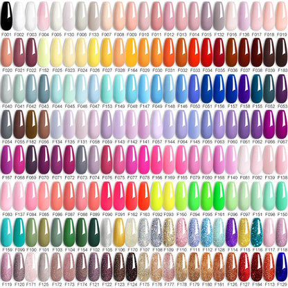 LILYCUTE 129 Colors 7ML Nail Gel Polish Nail Supplies Vernis Semi Permanent Nail Art Manicure Soak Off LED UV Gel Nail Varnishes