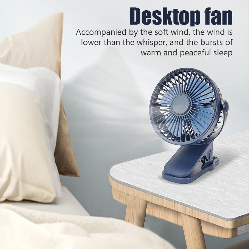 Portable Mini Hand Clip Fan USB