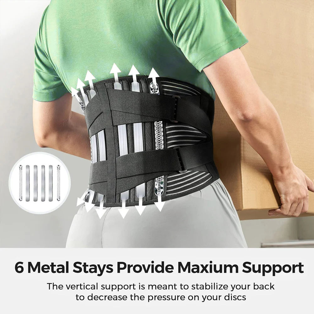 Hot sale Back Braces Waist Belt Men Women Work Lower Back Pain Relief Breathable Anti-skid Spine Lumbar Support Belt