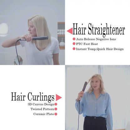 Hair Straightener And Curler