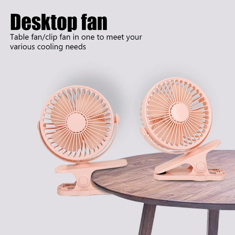 Portable Mini Hand Clip Fan USB