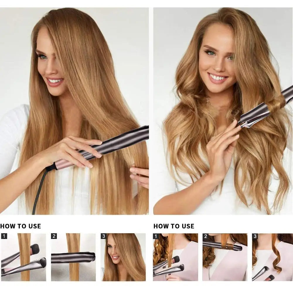 Hair Straightener And Curler