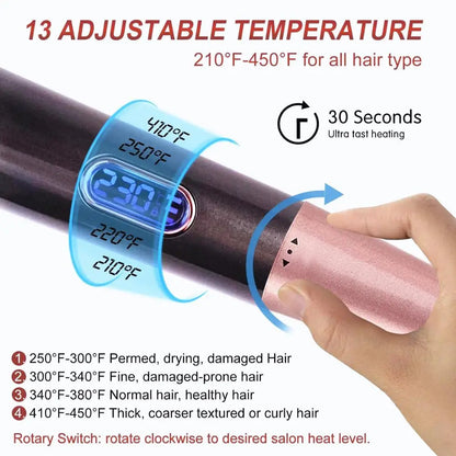 Hair Straightener And Curler